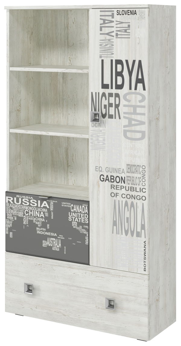 Фото Шкаф книжный Поло от производителя Регина в Судаке по цене 9&nbsp;430 ₽