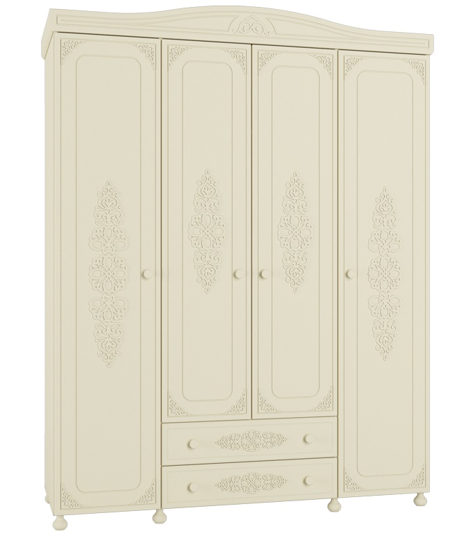 Фото Шкаф Ассоль плюс АС-28 (173) четырехдверный от производителя Компасс в Судаке по цене 71&nbsp;310 ₽