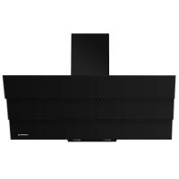 Вытяжка наклонная Cascada trio 90 (896х420хh713(878)) (Материал Металл/Стекло , Цвет Черный/Черный) в Судаке от производителя 