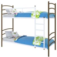 Кровать двухъярусная Милана Duo (СМ 90х190) трубка металл в интернет магазине Планета Комфорта Фото metallicheskie-krovati кровать двухъярусная милана duo (см 90х190) трубка металл производитель Милсон