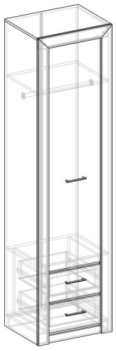 Фото Пенал Мартина с ящиками от производителя Мебель Маркет в Судаке по цене 22 420 ₽