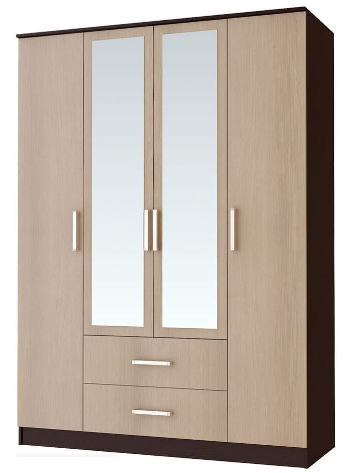 Фото Шкаф Фиеста (160) четырехдверный от производителя БТС  в Судаке по цене 15&nbsp;590 ₽