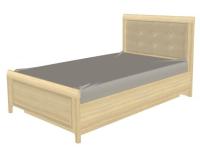 1. Кровать с мягким изголовьем КР-1032 (Ясень Асахи)