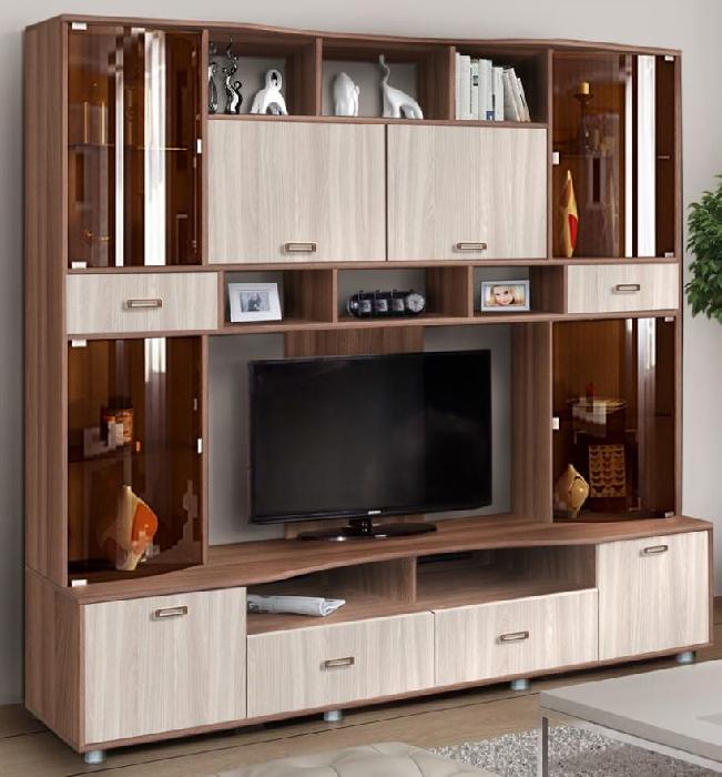 Гостиная Аллегро вар.№4 ЛДСП (ясень темный, ясень светлый,(Диал)) Гостиная Аллегро вар.№4 ЛДСП (ясень темный, ясень светлый,(Диал))