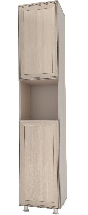 Пенал Классика (400) с нишей (дуб светлый, дуб светлый (Комфортная мебель) ) Пенал Классика (400) с нишей (дуб светлый, дуб светлый (Комфортная мебель) )