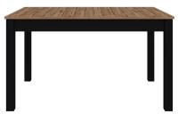 Стол обеденный Loft STO (мдф, лдсп-дуб вотан,  черный (Black Red White (БРВ)) ) в Судаке от производителя в интернет магазине Планета Комфорта Стол обеденный Loft STO (мдф, лдсп-дуб вотан,  черный (Black Red White (БРВ)) ) в Судаке от производителя