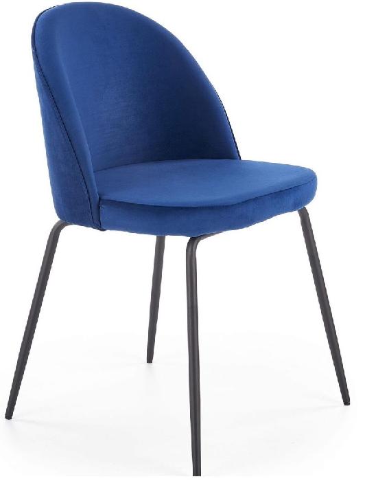 Стул Halmar K314 ( Обивка стула:ткань, черный, синий (Halmar ) )