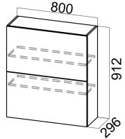 Фото  кухня модерн new шкаф навесной ш800б (91,2) производитель 