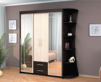 Фото shkaf-kupe-v-spalnyu шкаф-купе хилтон (2 двери) производитель Браво-мебель