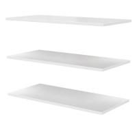 Комплект полок Грация (ЛДСП) на шкаф с витриной 2 дв. (белый  (Браво-мебель) ) в Судаке от производителя 