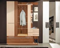 Прихожая Орфей (Цвет корпуса:ясень шимо темный-ясень шимо светлый, цвет фасада:ясень шимо темный-ясень шимо светлый, цвет обивки:молочный (Мебель Маркет) ) в Судаке от производителя 