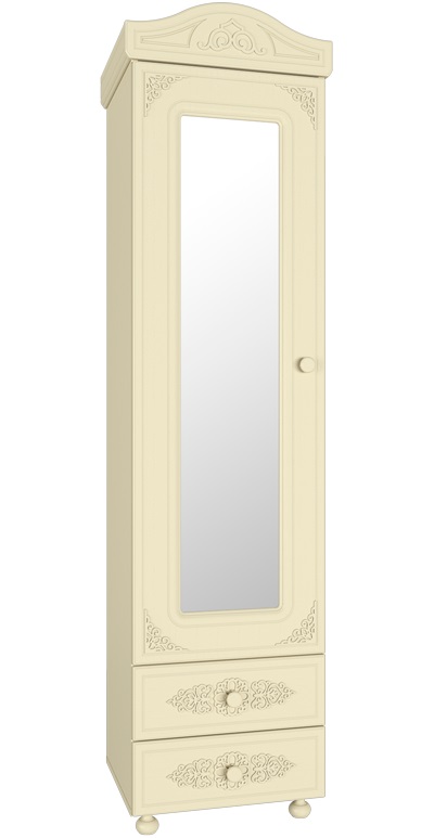 Фото Шкаф-пенал Ассоль плюс АС-1 с зеркалом от производителя Компасс в Судаке по цене 28 310 ₽