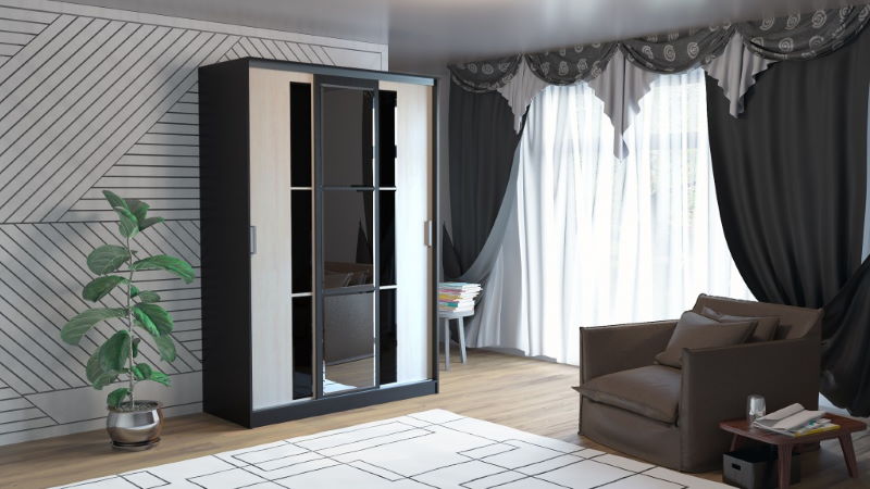 Фото Шкаф-купе ПШ-3.2 (3 двери) от производителя Росток в Судаке по цене 32&nbsp;390 ₽