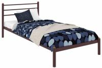 Кровать односпальная Милана (СМ 120х190) трубка металл в интернет магазине Планета Комфорта Фото metallicheskie-krovati кровать односпальная милана (см 120х190) трубка металл производитель Милсон