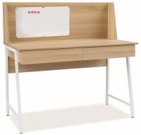 Стол компьютерный Signal B 195 (металл, мдф-дуб,  белый (Signal) ) в Судаке от производителя 