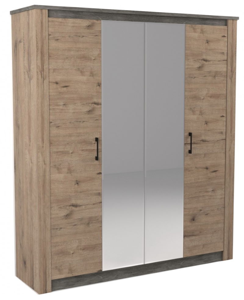 Фото Шкаф Денвер (192) четырехдверный от производителя СБК в Судаке по цене 46&nbsp;000 ₽