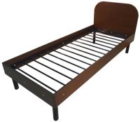 Фото  кровать односпальная евгения (см 80х190) основание сетка производитель Металл-Конструкция