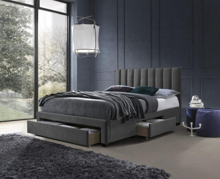 Фото Кровать двуспальная Halmar Grace (СМ 160х200) c ортопедическим основанием в Судаке по цене 62 380 ₽ от производителя Halmar , код товара 2000001675564, 2000001675571 шт Фото Кровать двуспальная Halmar Grace (СМ 160х200) c ортопедическим основанием от производителя Halmar  в Судаке по цене 62 380 ₽