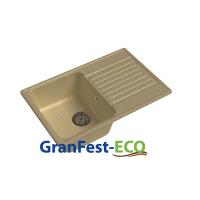 Мойка Granfest eco-78 (ГР 740х480хh200) (шир.ящ.min 720) без сифона (Цвет мойки черный) в Судаке от производителя в интернет магазине Планета Комфорта Мойка Granfest eco-78 (ГР 740х480хh200) (шир.ящ.min 720) без сифона (Цвет мойки черный) в Судаке от производителя