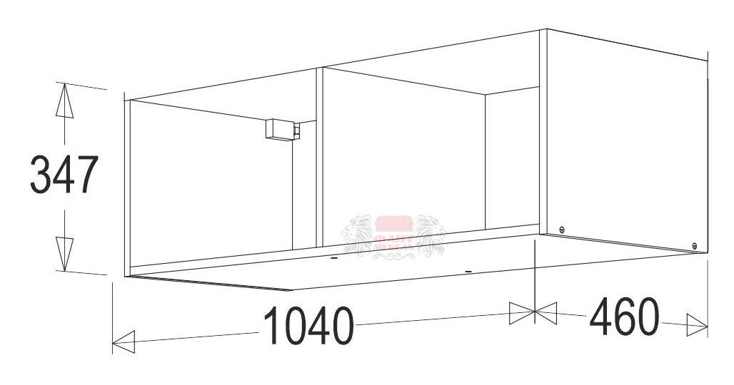 Фото Секция навесная Александра 23 (МДФ) от производителя Фант-мебель в Судаке по цене 4 330 ₽