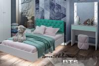 Фото nedorogie-krovati кровать односпальная тифани кр-09 (см 120х200) производитель Мебелони