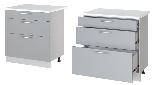 Фото Кухня Бронкс стол-рабочий Н-83 от производителя Леко в Судаке по цене 9&nbsp;630 ₽