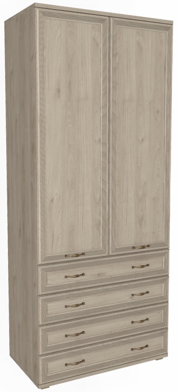 Фото Шкаф Карина ШК-1006 (90) двухдверный от производителя Лером в Судаке по цене 41&nbsp;620 ₽