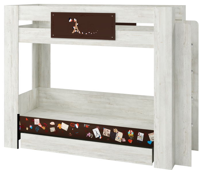 Фото Кровать двухярусная Поло (СМ 80х200) с настилом от производителя Регина в Судаке по цене 21 520 ₽