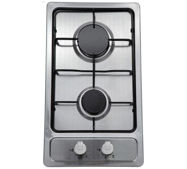 Фото Варочная поверхность газовая 2-х конф. VENTOLUX HG320 EES INOX 2 (600х520хh43) от производителя  в Судаке по цене 9 050 ₽