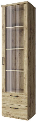 Фото Шкаф с витриной 1V2S Дорсет (Doorset) от производителя Анрэкс в Судаке по цене 16 980 ₽