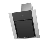 Вытяжка наклонная Modern 80 (796х480хh845(1125)) (Материал Металл/Стекло , Цвет Металлик/Черный) в Судаке от производителя 