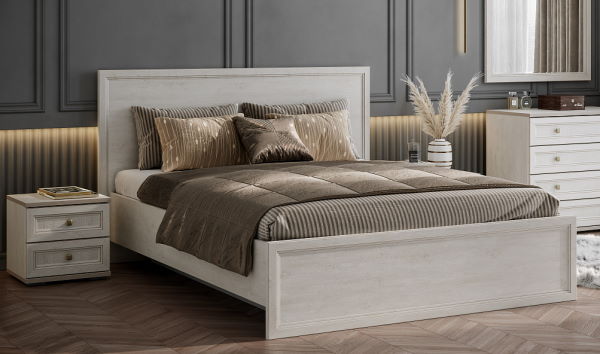 Фото Кровать двуспальная Александрия КР-101 (СМ 180х200) без основания в Судаке по цене 27 440 ₽ от производителя SV-мебель, код товара 2000002559320 шт Фото Кровать двуспальная Александрия КР-101 (СМ 180х200) без основания от производителя SV-мебель в Судаке по цене 27 440 ₽