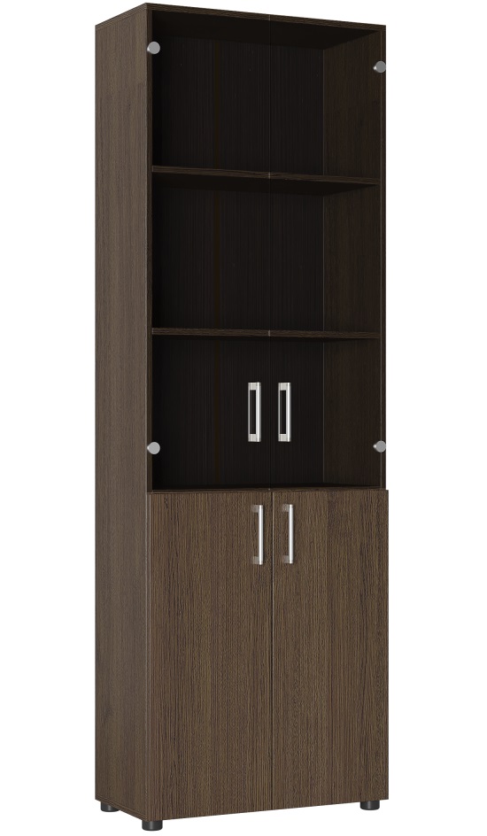 Фото Шкаф со стеклом Офис ОФ-303К от производителя Компасс в Судаке по цене 16&nbsp;360 ₽