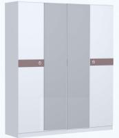 Шкаф для одежды Саманта СМ11А (дуб седан, дуб седан-кремовый,(Заречье)) в Судаке от производителя 