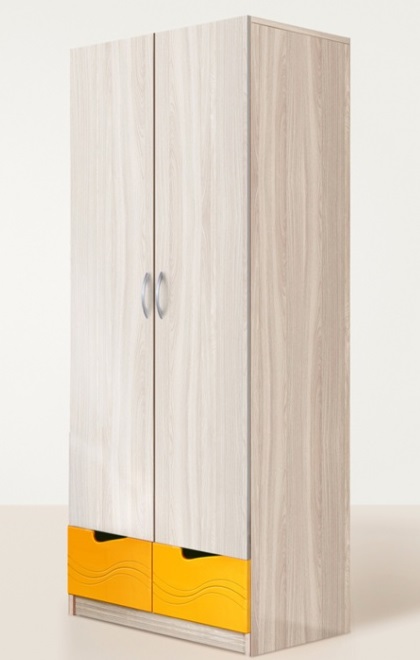 Фото Шкаф Бриз МДФ (90) двухдверный  от производителя Диал в Судаке по цене 9&nbsp;520 ₽