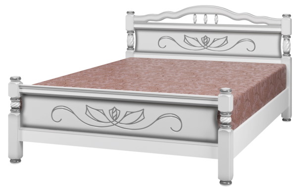 Фото Кровать односпальная Карина-5 (СМ 120х200) без основания с универсальными царгами от производителя Браво-мебель в Судаке по цене 16&nbsp;840 ₽