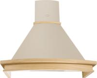 Вытяжка купольная Iris 190 (900х500хh573(843)) (Материал Металл/Дерево , Цвет Бежевый/Неокрашено) в Судаке от производителя 