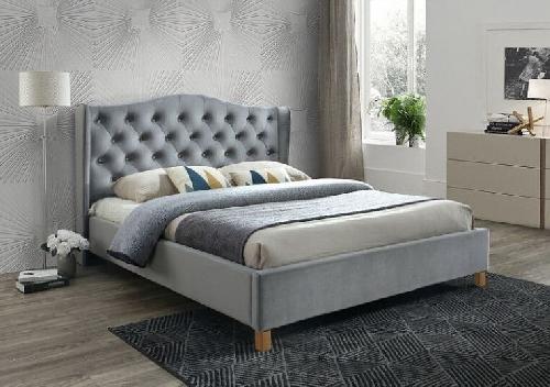 Кровать двуспальная Signal Aspen velvet (СМ 160х200) c ортопедическим основанием в интернет магазине Планета Комфорта Фото derevyannye-krovati кровать двуспальная signal aspen velvet (см 160х200) c ортопедическим основанием производитель Signal