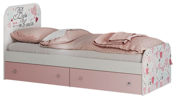 Фото Кровать детская Малибу КР-10 Light (СМ 80х186) с ящиками от производителя БТС  в Судаке по цене 12 740 ₽
