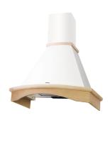 Вытяжка купольная Gretta (M) 60 (600х535хh895(1125)) (Материал Металл/Дерево , Цвет Бежевый/Неокрашено) в Судаке от производителя 