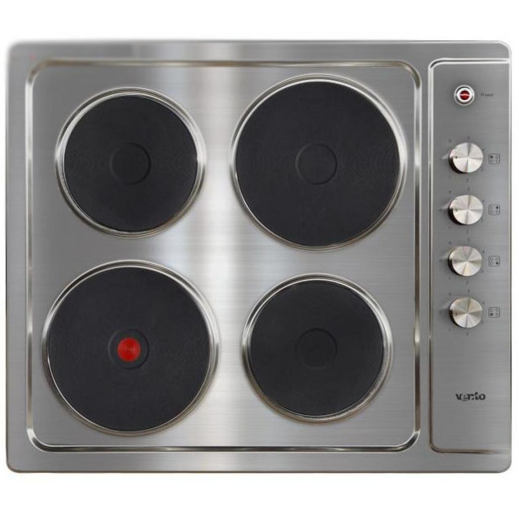 Фото Варочная поверхность электрическая 4-х конф. VENTOLUX HE604 (INOX) 1 (590х510хh30) от производителя  в Судаке по цене 7 870 ₽