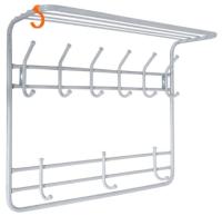 veshalki-metallicheskie вешалка с полкой 2х ярусная 60 производитель Завод металлических изделий