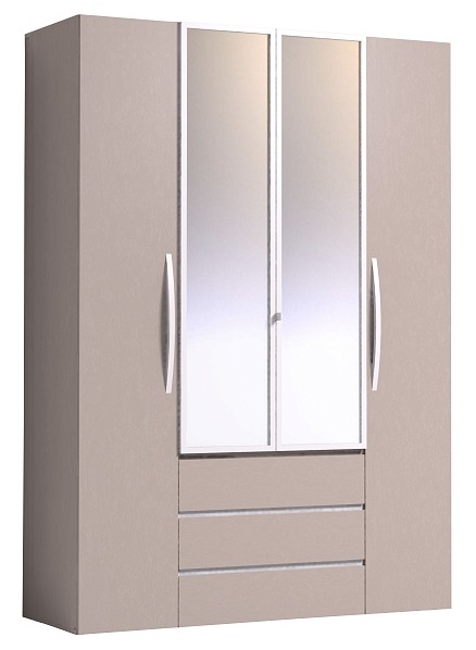 Фото Шкаф Брауни (Brownie)-555 (160) четырехдверный от производителя Глазов в Судаке по цене 49 580 ₽