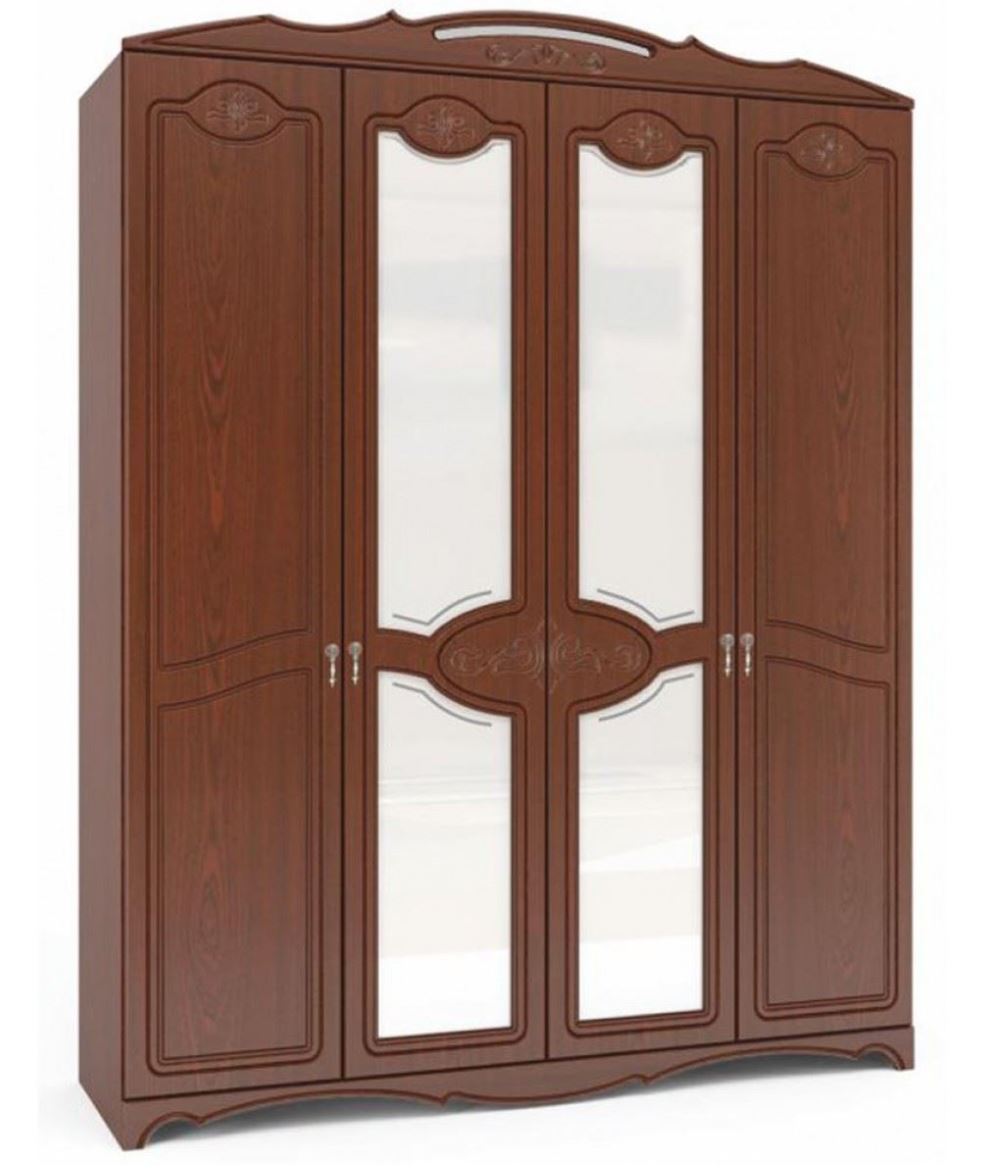 Фото Шкаф Лотос ШР-4 (178) четырехдверный от производителя Браво-мебель в Судаке по цене 35 360 ₽