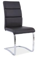 Стул Signal H456 ( Обивка стула:экокожа , хром, черный (Signal) ) в Судаке от производителя 