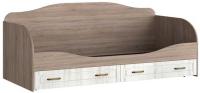 Фото  кровать односпальная с ящиками афина (см 90х200) без основания производитель Мебель Маркет
