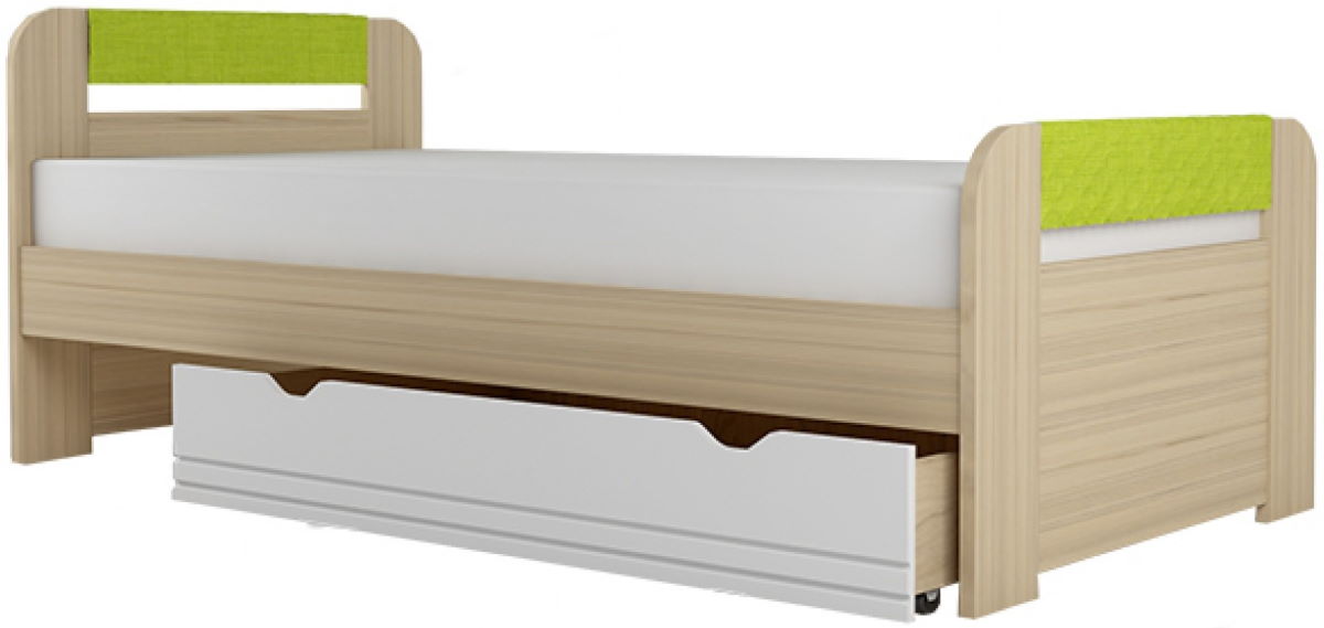 Фото Кровать односпальная Стиль 900.3 (СМ 90х200) с основанием  от производителя Аквилон в Судаке по цене 19&nbsp;840 ₽