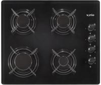 Варочная поверхность газовая 4-х конф. VENTOLUX HG640 - A1 GEE (580х500хh30)  (Материал корпуса Закалёное стекло , Цвет Черный) в Судаке от производителя 