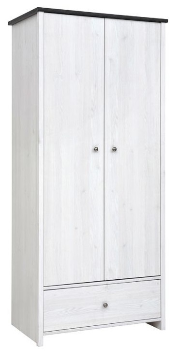 Фото Шкаф Порто SZF2D1S (89) двухдверный от производителя Black Red White (БРВ) в Судаке по цене 20 080 ₽