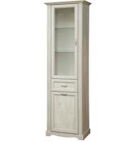 Шкаф-витрина 32.06 Сохо (бетон пайн белый-бетон пайн патина (Олмеко) ) в Судаке от производителя 